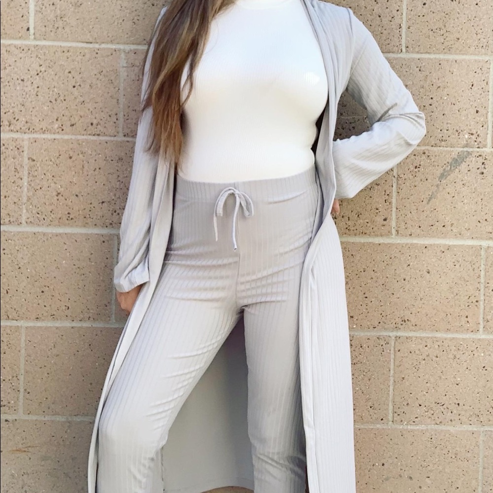 2 piece ribbed set